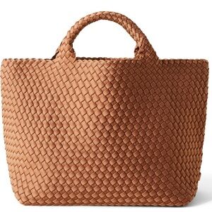 Naghedi St Barth Woven Tote in Rich Tan [never been worn!]